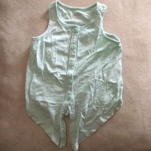 Teal Old Navy Tied Tee. 12-18M